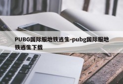 PUBG国际服地铁逃生-pubg国际服地铁逃生下载