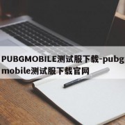 PUBGMOBILE测试服下载-pubgmobile测试服下载官网
